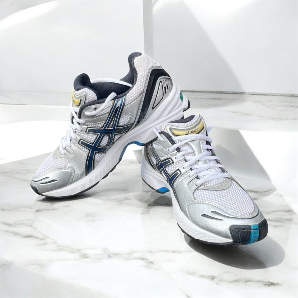 ASICS Gel 250-TR Men’s Silver & Blue Athletic Shoes Size US 9.5 EUR 43 (27.5 cm)